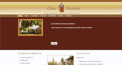 Desktop Screenshot of casagrande.com.pt