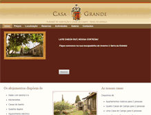 Tablet Screenshot of casagrande.com.pt